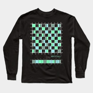 Mydoku_W001_V001_002_F&B: Sudoku, Sudoku coloring, logic, logic puzzle, holiday puzzle, fun, away from screen Long Sleeve T-Shirt